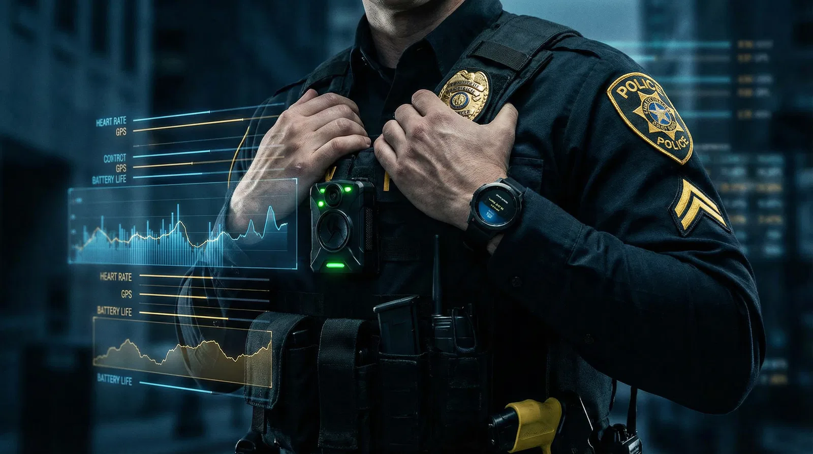Wearable Tech for Police: Can Data Prevent Officer Burnout?